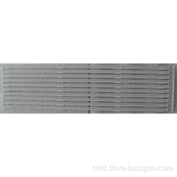 Al Base Pcb For Led Back Lighting, Snowwhite Solder Mask 
